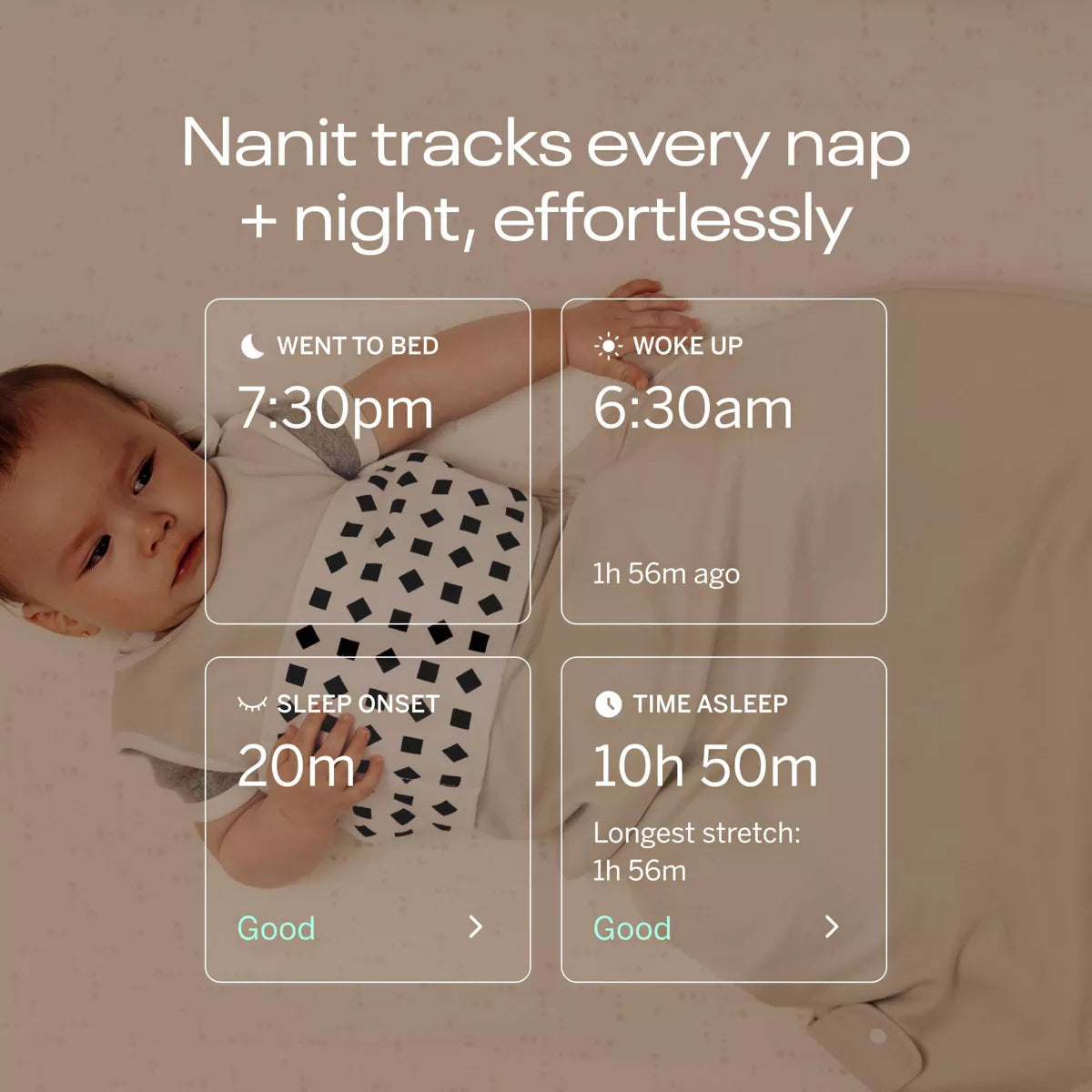 Nanit Pro Smart Baby Monitor & Wall Mount