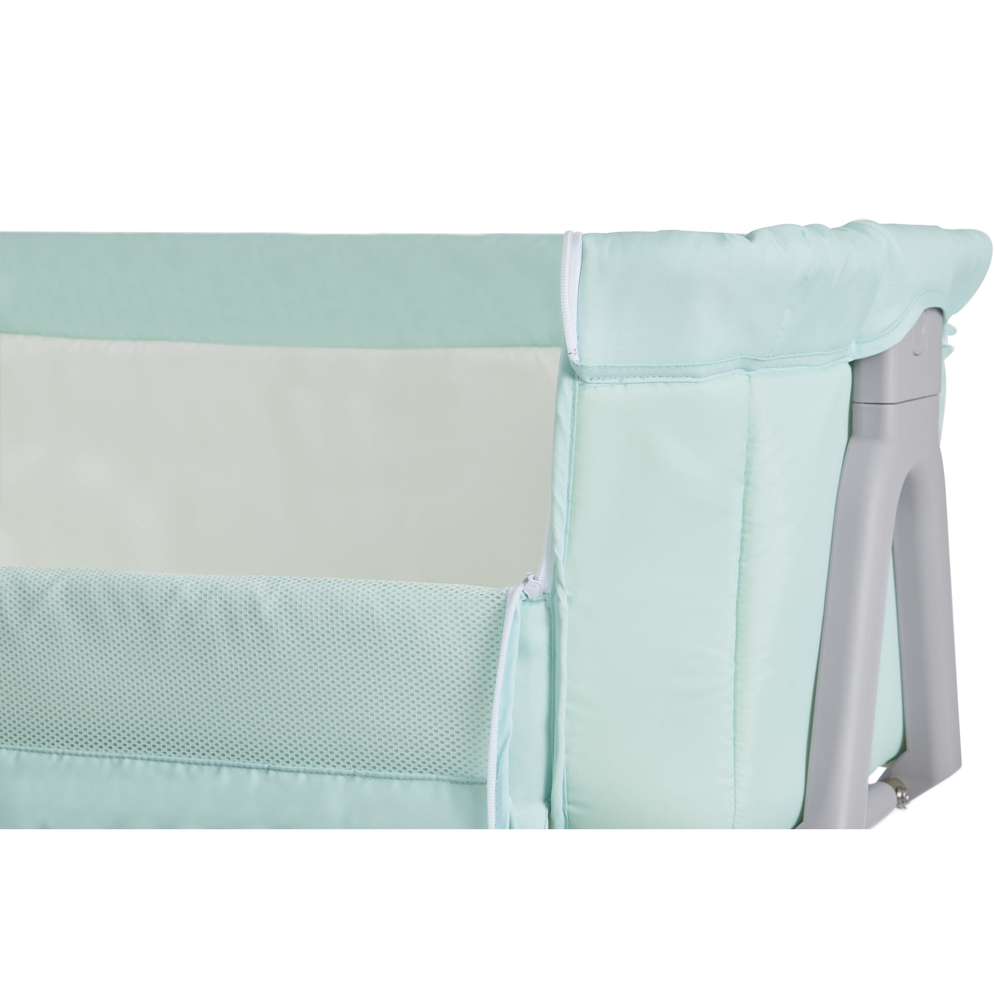 Orabelle Bedside Bassinet and Sleeper for Baby in Mint, Easy to Fold and Carry