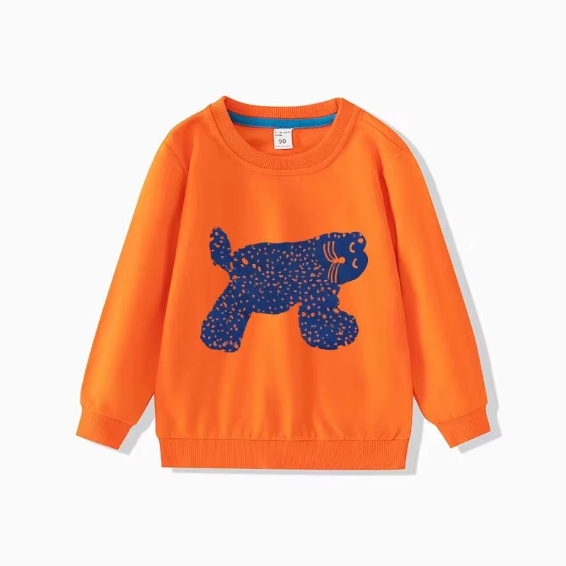 Kids Clothing Sets 2024 Autumn Cotton Full Sleeve Sweatshirts and Casual Pants Cartoon Boys Hoodies Girls Trousers Baby Clothing
