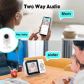 Dual Camera Video Baby Monitor, 2.8