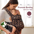 Baby Carrier for Infant to Toddler, Ergonomic, Comfortable and Lightweight, Suitable for Babies 7-44 Lbs, Easy to Wear, Hands Free, Enhanced Lumbar Support
