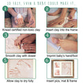 Baby Footprint Kit, Inkless Baby Hand and Footprint Kit, Baby Handprint Kit, Handprint and Footprint Mold