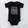 New Mommy Casual Short Sleeve Baby Bodysuit Baby Boys Girls Clothes Funny Auntie/Grandma Baby Clothing 0-24M Drop Ship