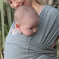 Wrap Carriers Premium Organic Cotton Adjustable Slings, for Toddlers, Infant, Newborn, Light Gray