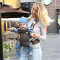 Baby Carrier Newborn to Toddler,4-In-1 Easy to Wear Ergonomic Adjustable Lightweight Infant Carrier,Newborn Baby Carrier for 8-32 Lbs,Coffee
