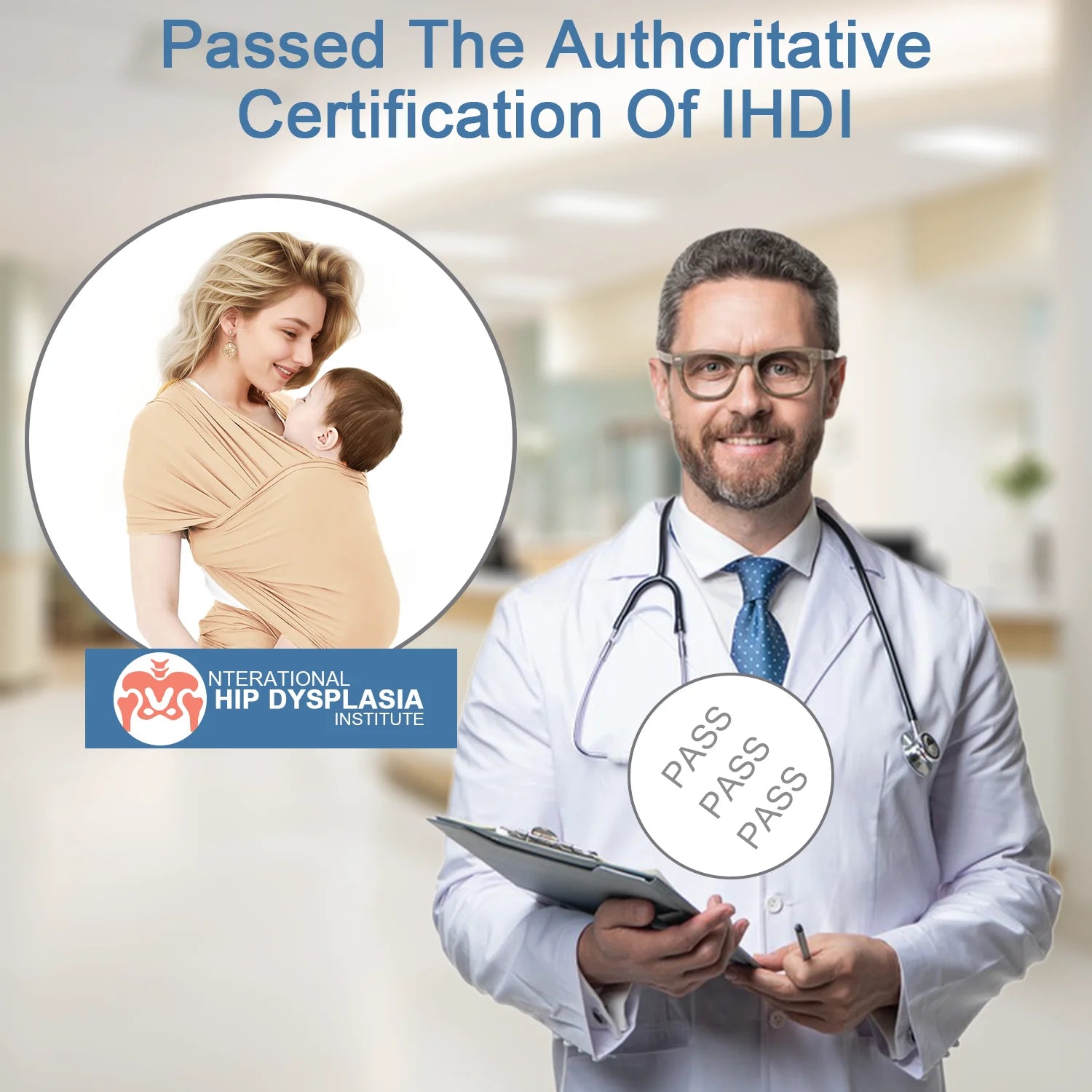 Baby Wrap Carrier,Original Breathable Baby Carrier Wrap Sling Lightweight Hands Free Newborn Wrap Swaddle Holder Adjustable Baby Slings Carrier for Newborn to Infant Toddler Essentials 7 to 35 Lbs