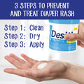 Daily Defense Baby Diaper Rash Cream, Butt Paste with 13% Zinc Oxide, 16 Oz