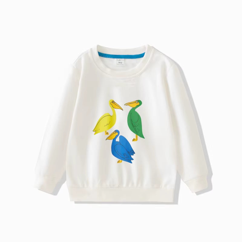 Kids Clothing Sets 2024 Autumn Cotton Full Sleeve Sweatshirts and Casual Pants Cartoon Boys Hoodies Girls Trousers Baby Clothing