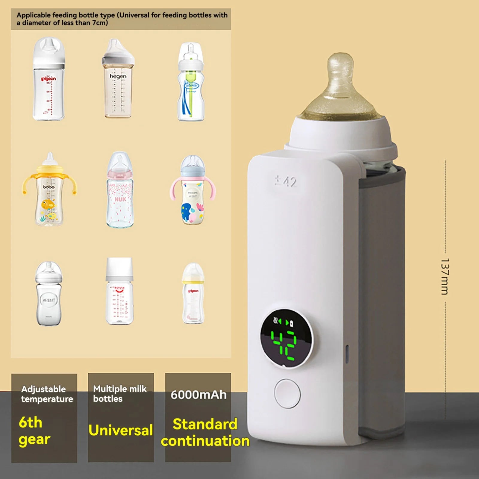 Water Bottle, Kitchen Essentials Clearance Sale Portable Bottle Warmer Baby Bottle Warmer Portable Water Warmer Bottle Warmer Portable Bottle Warmer for Travel Wireless