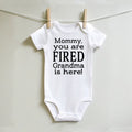 New Mommy Casual Short Sleeve Baby Bodysuit Baby Boys Girls Clothes Funny Auntie/Grandma Baby Clothing 0-24M Drop Ship