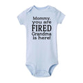 New Mommy Casual Short Sleeve Baby Bodysuit Baby Boys Girls Clothes Funny Auntie/Grandma Baby Clothing 0-24M Drop Ship