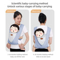Baby Carrier Newborn to Toddler,4-In-1 Baby Ergonomic and Cozy Adjustable Lightweight Infant Carrier,Newborn Baby Carrier for 8-32 Lbs,Blue