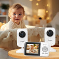 Dual Camera Video Baby Monitor, 2.8