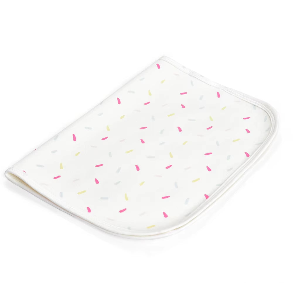 Waterproof Baby Diaper Changing Mat Foldable Soft Cotton Travel Nappy Change Portable Baby Care Front Play Pad Baby Care