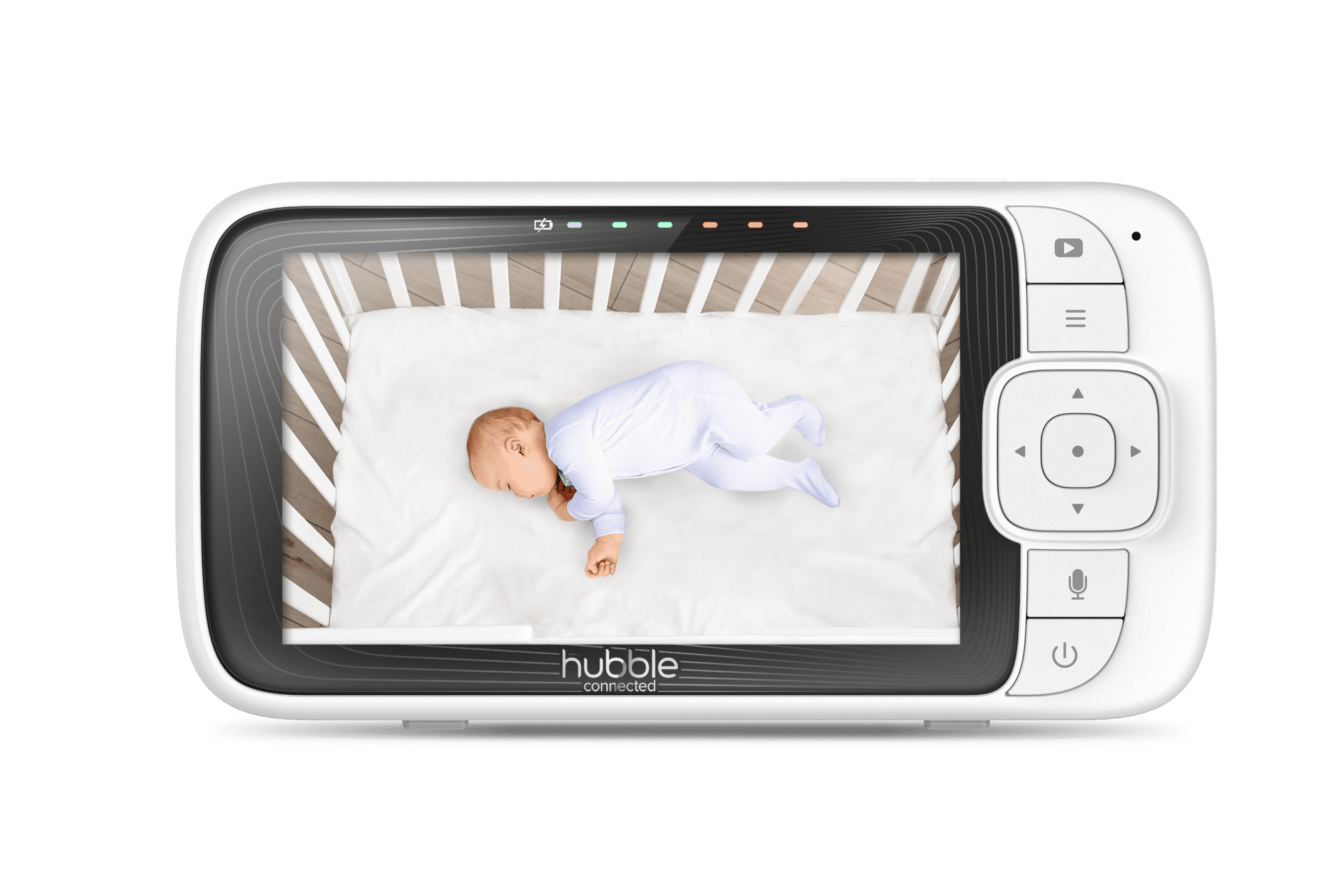 Hubble Nursery Pal Skyview Baby Monitor, 5" HD Baby Monitor with Crib Mount Camera