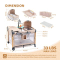 All in One Nursery Center, Bassinet with Changing Table, Mattress, Sheet, Unisex Infant