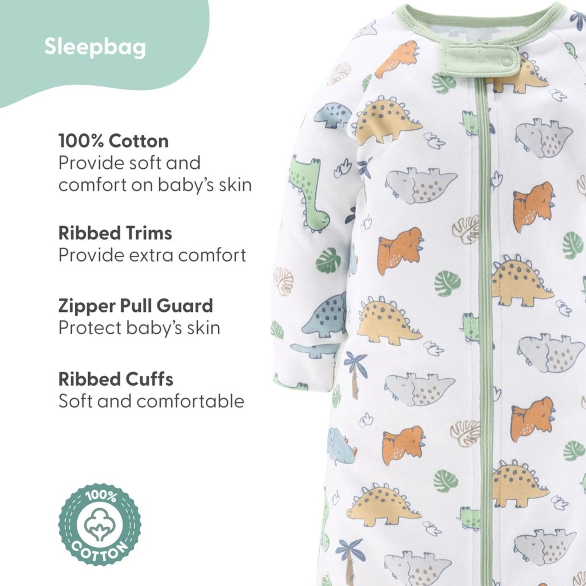 Newborn Layette Gift Set for Baby Boys or Baby Girls, 23 Essential Pieces, Dino, 0-3 Months