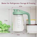 Breast Milk Pitcher, Resistant to Heat and Cold Abrupt Temp Swings, 1 Quart Mason Jar
