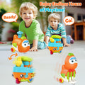 Toddler Toys for 1 Year Old Boy, Press to Go Car Toys for Toddlers 1-3, Learning