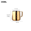 350/550ML Coffee Latte Milk Frothing Jug Milk Frother Pitcher Stainless Steel Jug Espresso Barista Pitcher Milk Pot with Scale