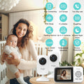 Dual Camera Video Baby Monitor, 2.8