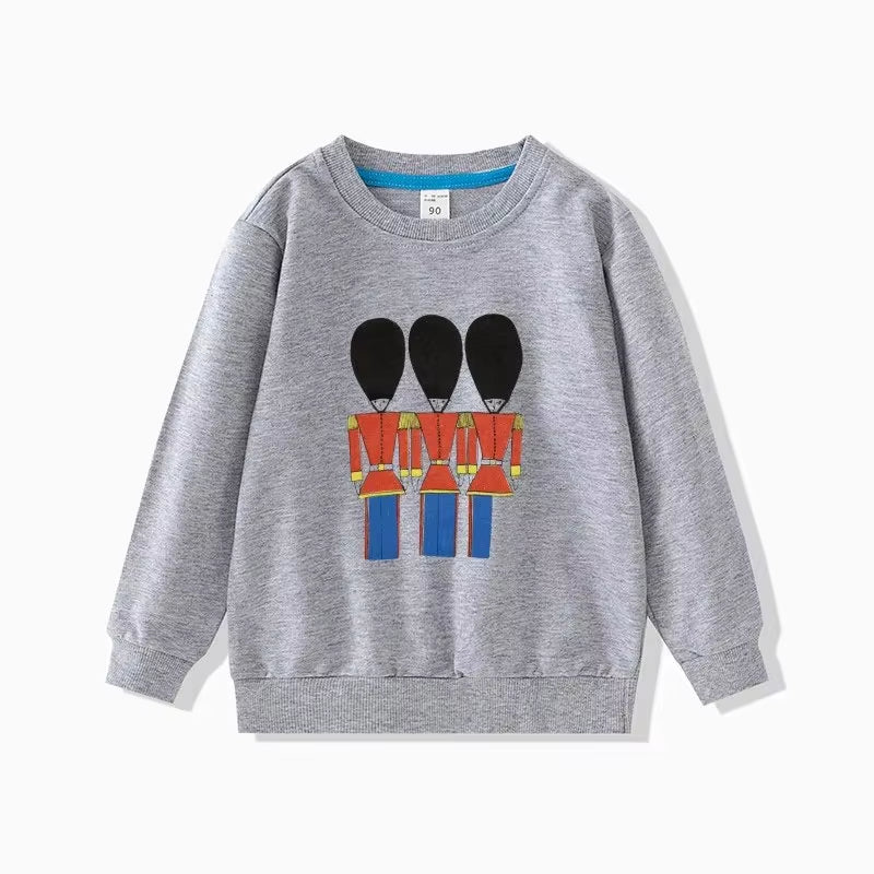 Kids Clothing Sets 2024 Autumn Cotton Full Sleeve Sweatshirts and Casual Pants Cartoon Boys Hoodies Girls Trousers Baby Clothing