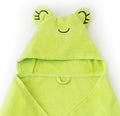 Milk&Moo Baby Hooded Towel, 100% Organic Turkish Cotton, Ultra Absorbent Bath Towel with Hood, 27X47 Inch, for Baby Boys & Girls (0-2 Years, Green)