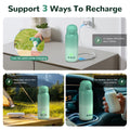 Baby Bottle Warmer, Dual Heating Modes for Breast Milk and Water, 12 OZ Portable Milk Warmer, Green