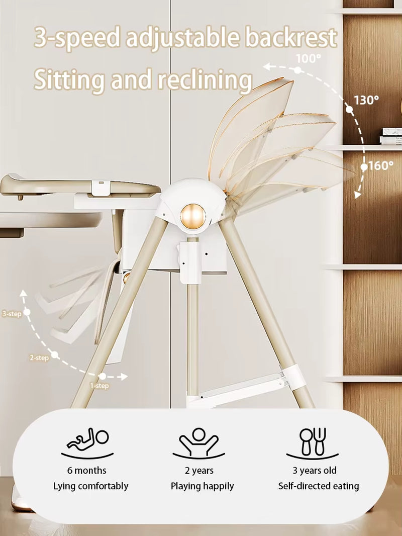Baby Dining Chair Baby High Chair Baby Seats Baby Eating Chair Baby Care Equipment Baby Newborn Items Mother-Kids Feeding Chair