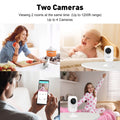 Dual Camera Video Baby Monitor, 2.8