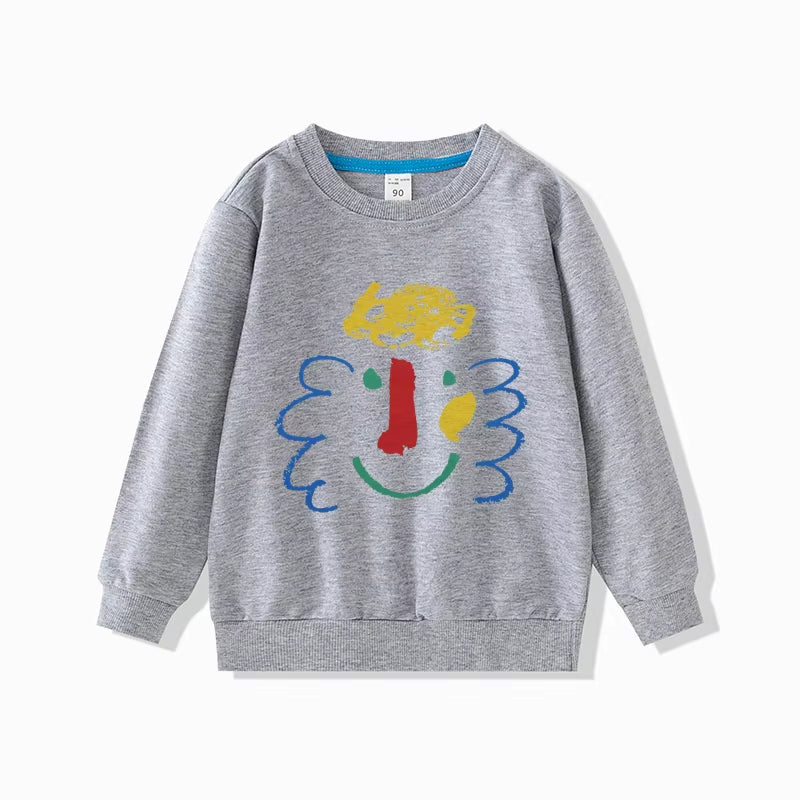 Kids Clothing Sets 2024 Autumn Cotton Full Sleeve Sweatshirts and Casual Pants Cartoon Boys Hoodies Girls Trousers Baby Clothing