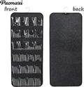 Over the Door Shoes Organizer for 12 Pairs of Baby Shoes Boys Girl, Hanging Baby Shoe Organizer with Hanger(Felt Material-Black)
