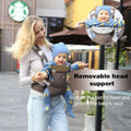 Baby Carrier Newborn to Toddler,4-In-1 Easy to Wear Ergonomic Adjustable Lightweight Infant Carrier,Newborn Baby Carrier for 8-32 Lbs,Coffee