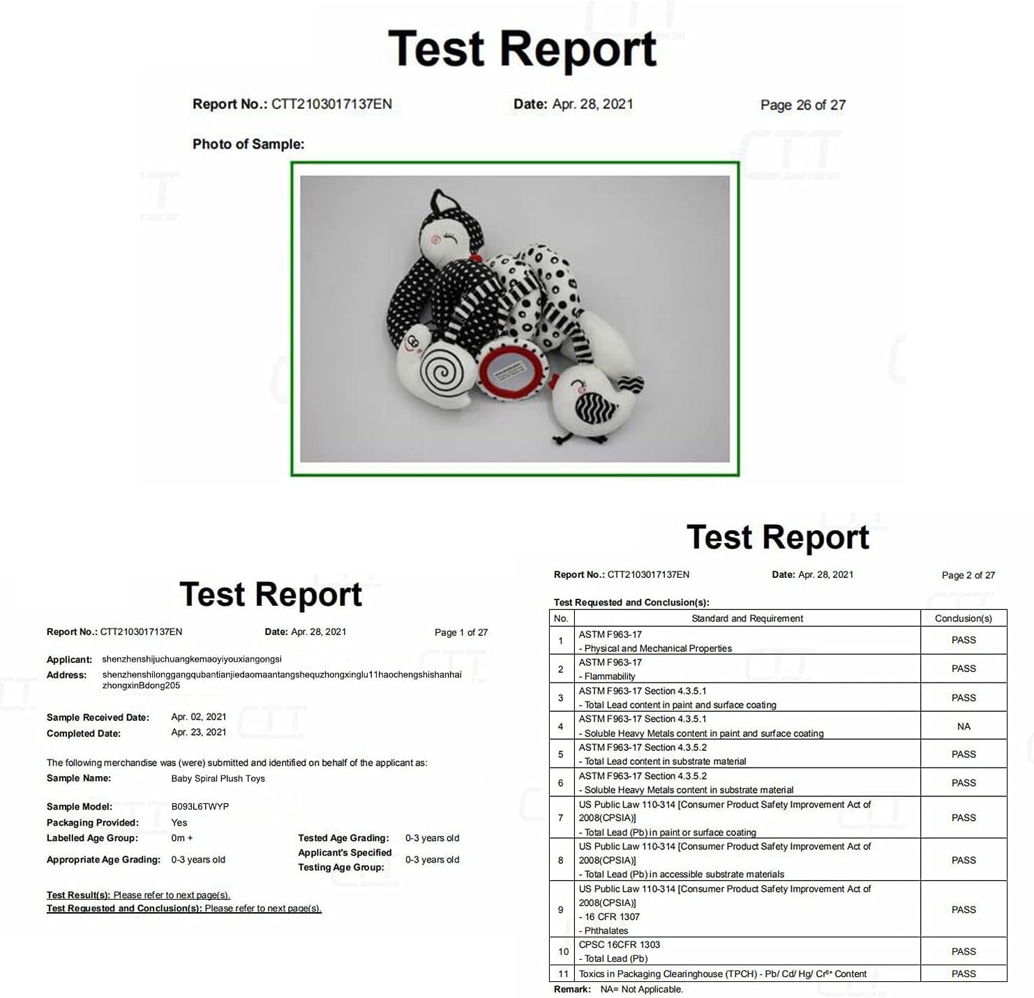 Baby Spiral Plush Toys, Black and White Baby Car Seat Toys, High Contrast Infant Newborn Toy 0-6 Months for Stroller Crib Mobile, Sensory Toy Best Gift for 0 3 6 9 12 Months Boys Girls