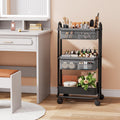 Baby Diaper Caddy Organizer Cart and Storage - 3 Tier Rolling with Wheels