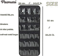 Over the Door Shoes Organizer for 12 Pairs of Baby Shoes Boys Girl, Hanging Baby Shoe Organizer with Hanger(Felt Material-Black)