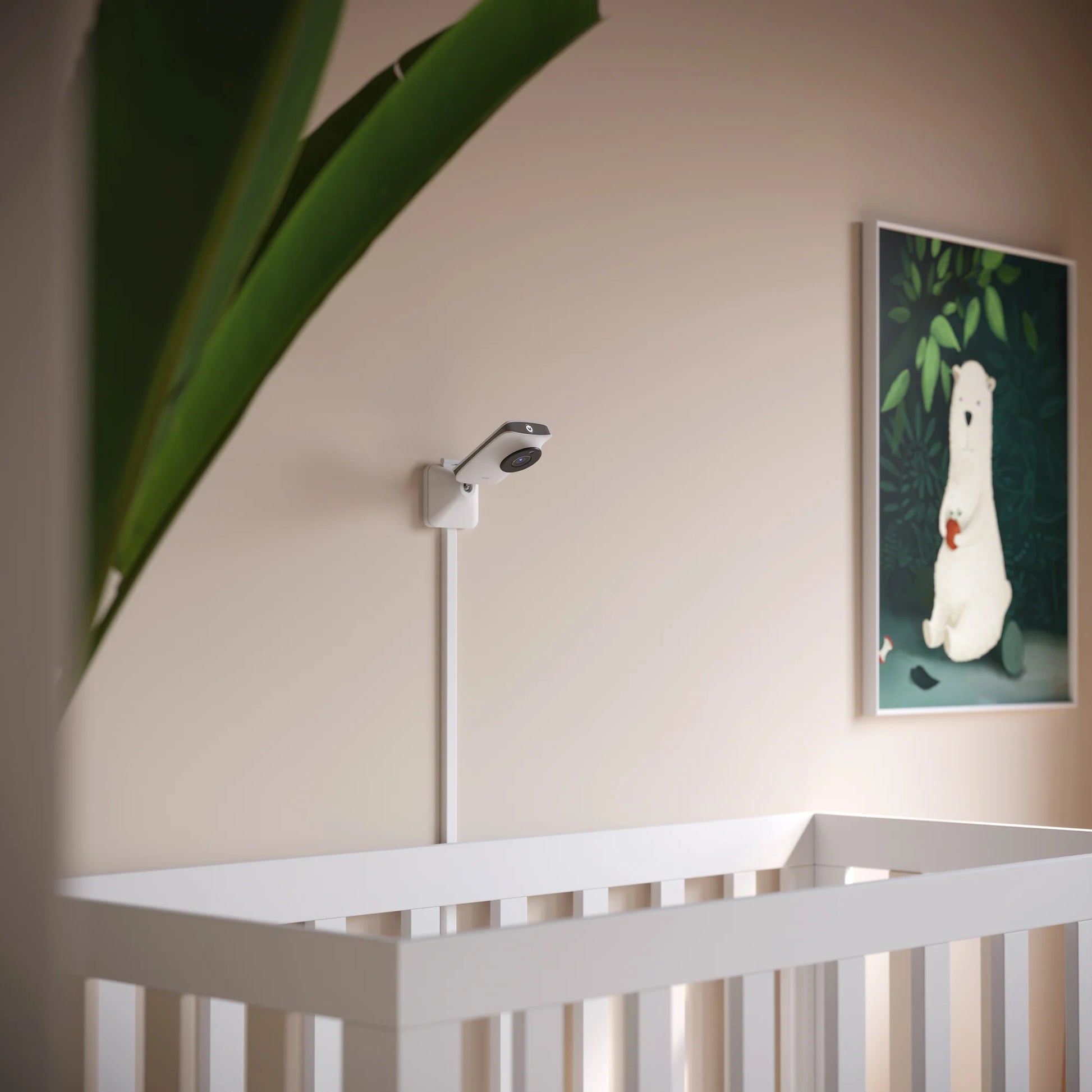 Miku Pro Smart Baby Monitor with Wall Mount Kit
