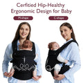 Baby Carrier for Newborn to Toddler - Ergonomic, Comfortable and Lightweight for Babies 7-44 Lbs, Easy to Wear, Hands Free, Enhanced Lumbar Support