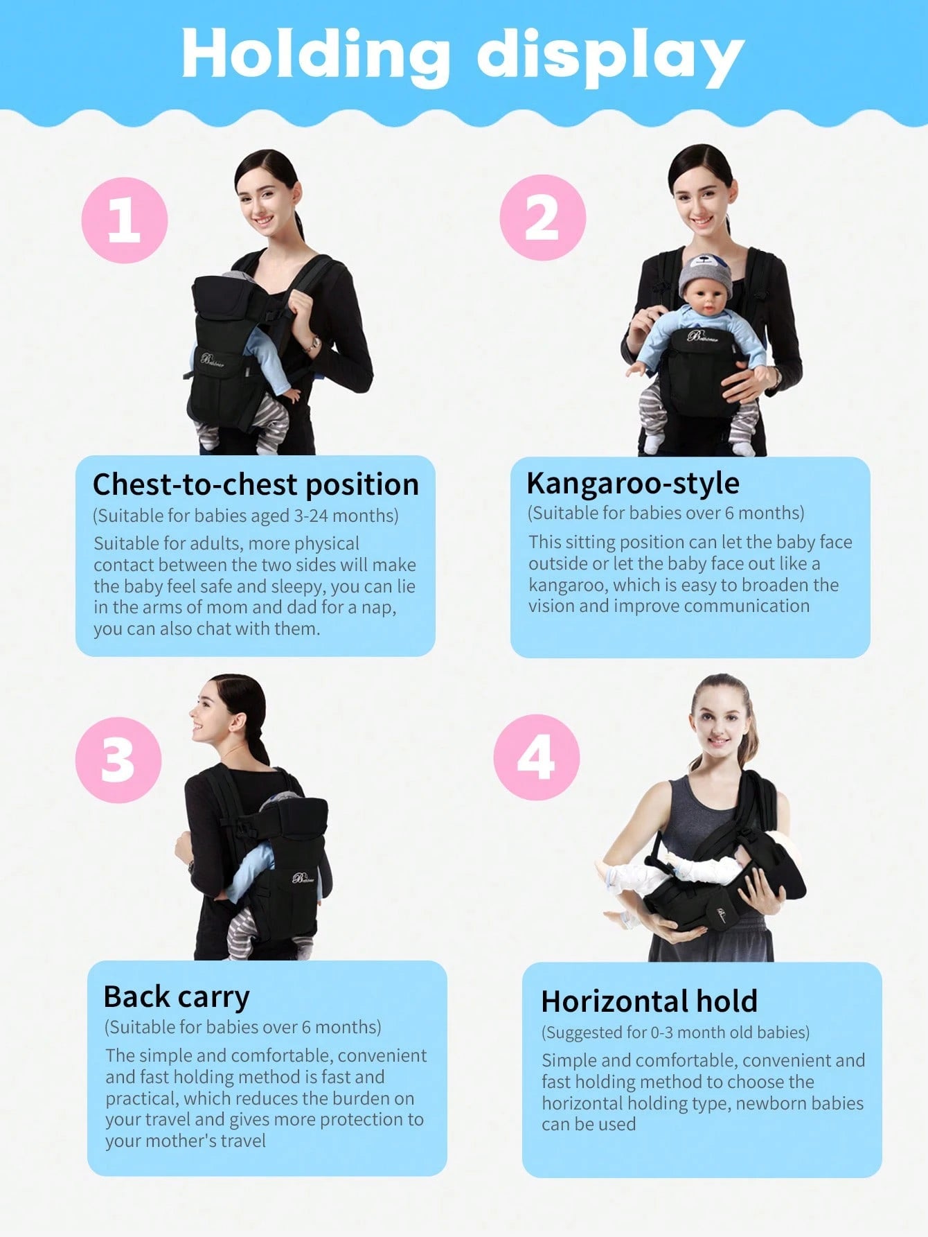 Baby Carrier Backpack