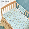 Waterproof Baby Diaper Changing Mat Foldable Soft Cotton Travel Nappy Change Portable Baby Care Front Play Pad Baby Care