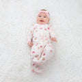 Newborn Layette Gift Set for Baby Girls, 23 Essential Pieces, Pink Rainbow Safari Animals, 0-3 Months