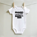 New Mommy Casual Short Sleeve Baby Bodysuit Baby Boys Girls Clothes Funny Auntie/Grandma Baby Clothing 0-24M Drop Ship