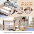 All in One Nursery Center, Bassinet with Changing Table, Mattress, Sheet, Unisex Infant