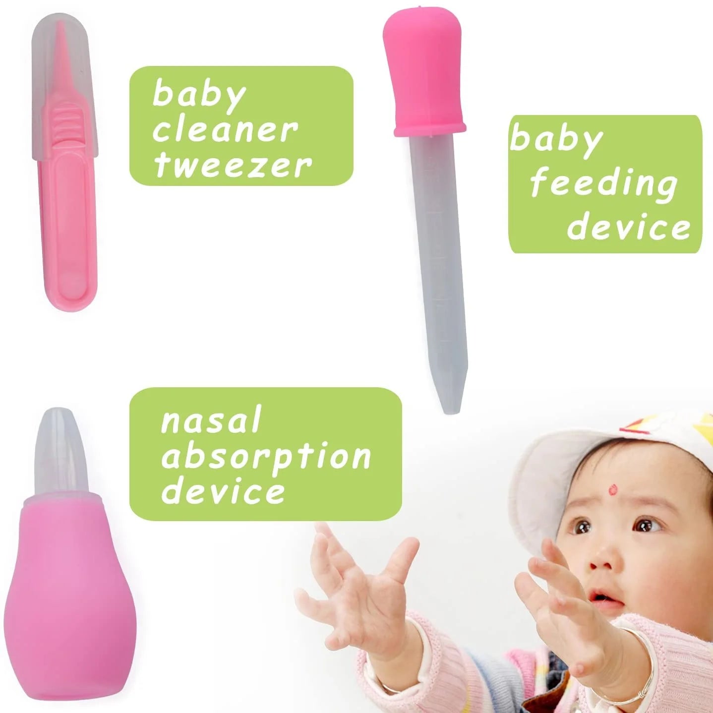 Baby Grooming Kit, Baby Health Care Kit, Newborn Baby Care Accessories, 10PCS Baby Health Care Set Portable Baby Care Kit, Safety Cutter Baby Nail Kit for Nursing Baby Heath and Grooming