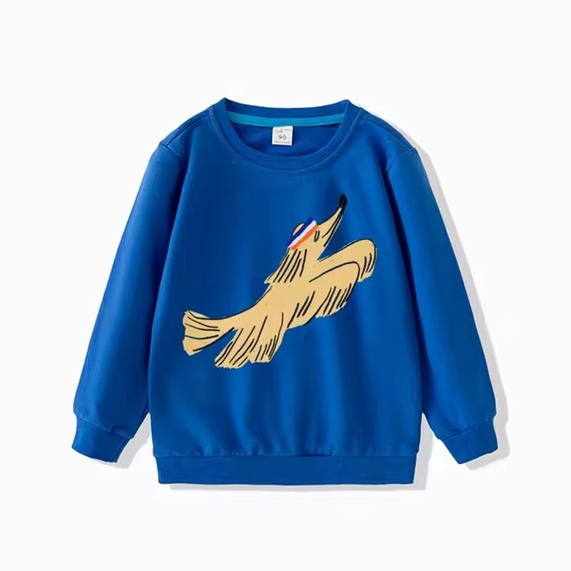 Kids Clothing Sets 2024 Autumn Cotton Full Sleeve Sweatshirts and Casual Pants Cartoon Boys Hoodies Girls Trousers Baby Clothing